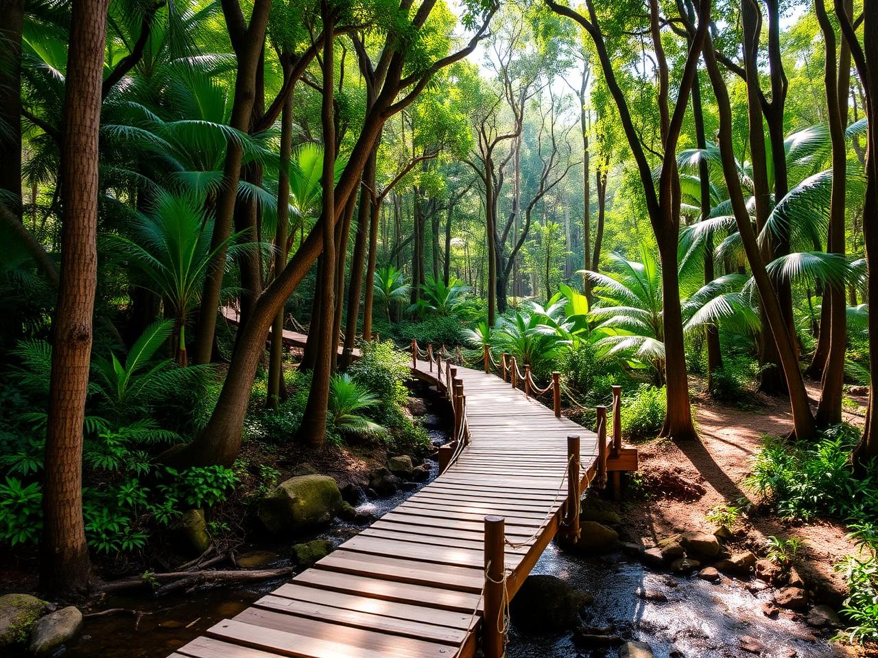 Senderos y puentes