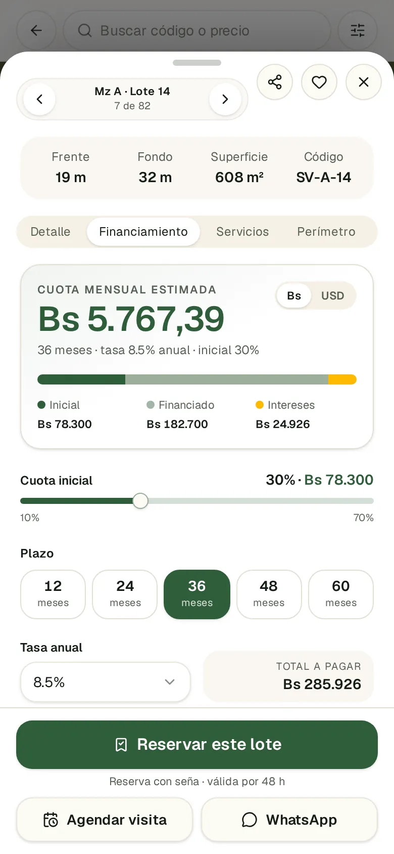 Simula su propio plan de pago